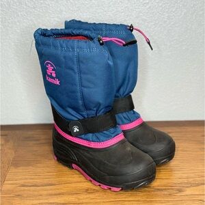 Girl’s Kamik Rocket 2 Snow Boot size 5 Big Kid
